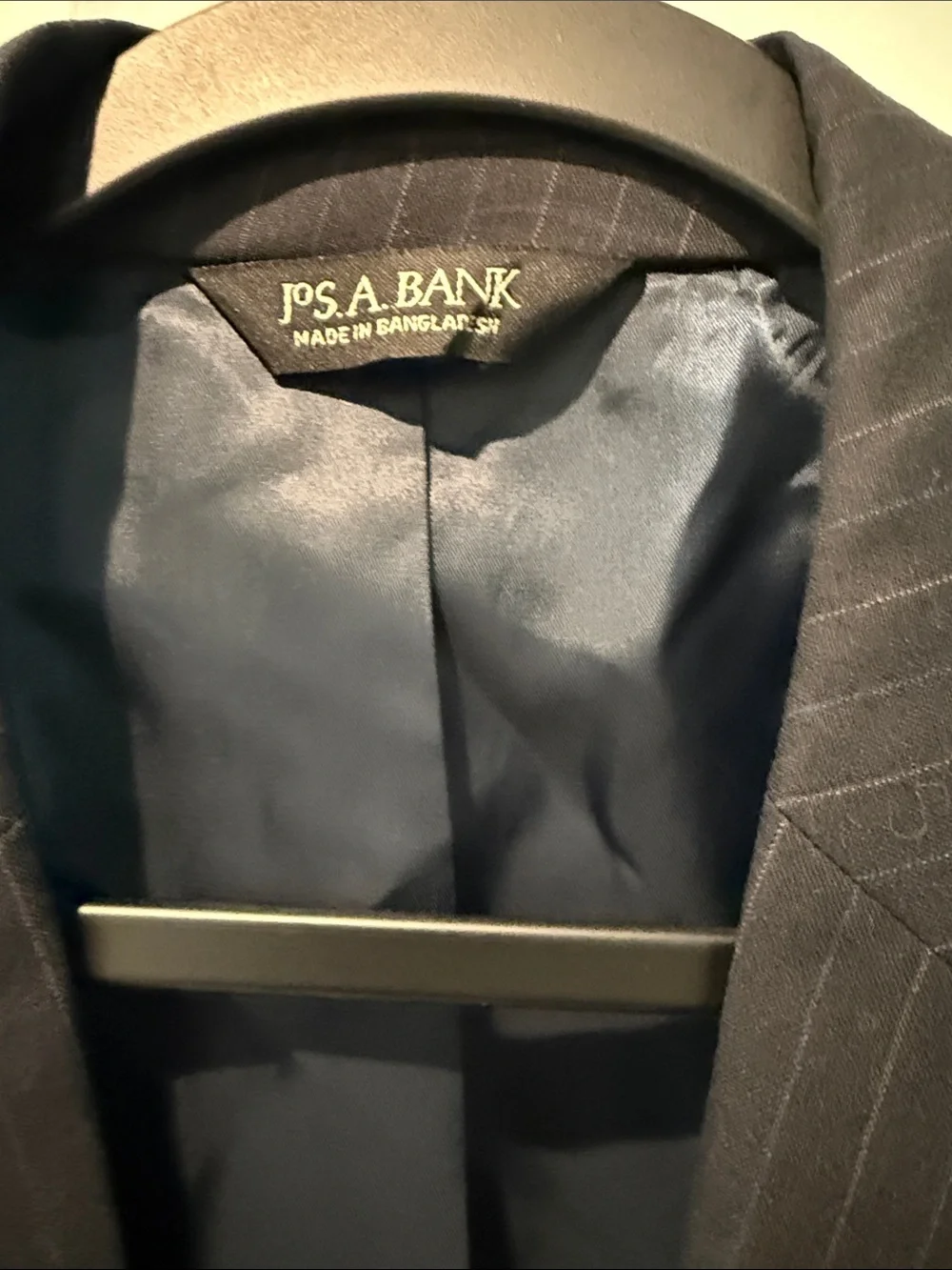 Haggar Dark Navy Pinstripe Suit Jacket